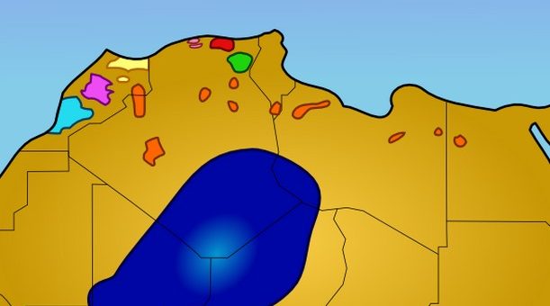 La langue Touareg. Touaregs en bleu