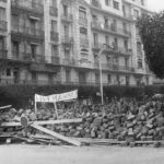 Alger. Semaine des barricades à Alger en 1960.