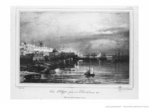 Vue d'Alger, prise sur le bord de mer sud.