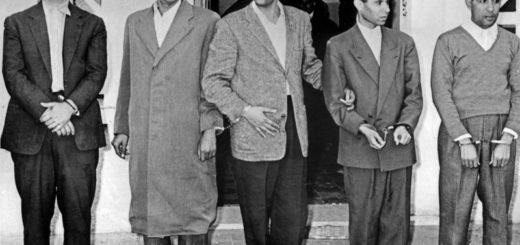 Ait Ahmed et les cinq chef historique du FLN