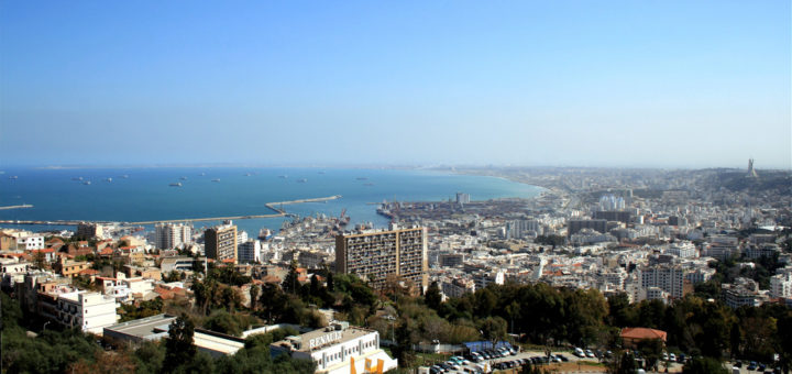 La baie d'Alger depuis le balcon Saint-Raphaël.