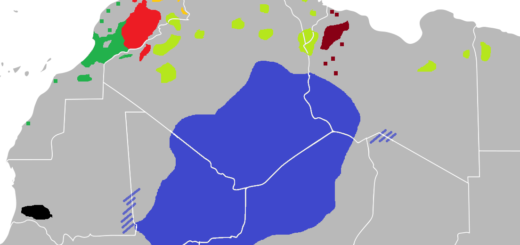 Langue Berbère Répartition géographique.