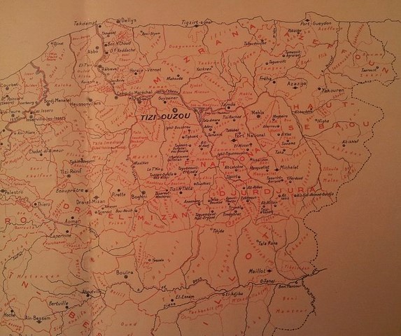 Confiderations et tribus de la Grande Kabylie Tamawya Taqbaylit Algerie