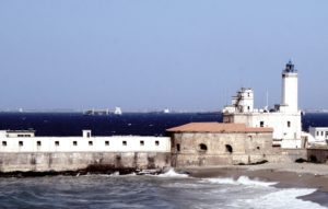 Le Peñon d'Alger et le phare.