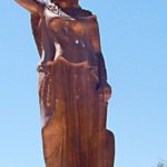 Statue de la Reine guerriere Kahena a Khenchela